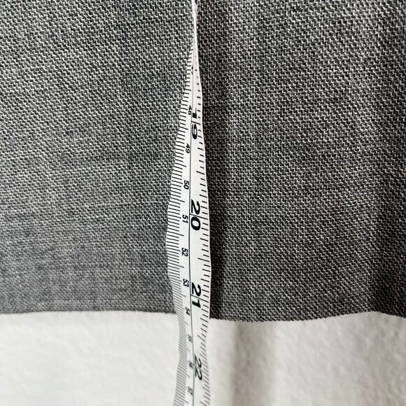 i Blues Womens Gray size zip Italian Wool Blend Skirt Size 40 Italian 6 US - Picture 12 of 12